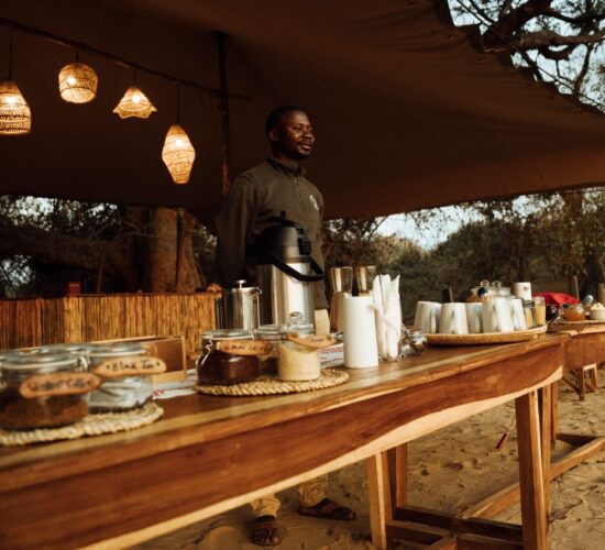 Kutandala, North Luangwa Camp Breakfast